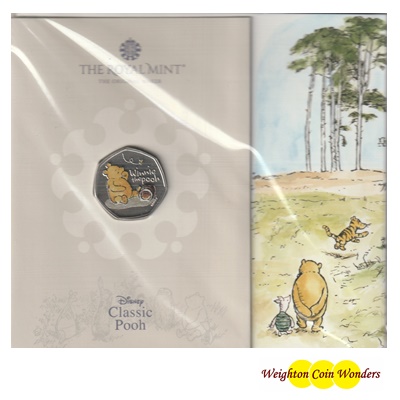 2020 BU 50p Coin Pack - Winnie the Pooh - Coloured - Click Image to Close